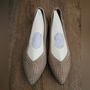 MIA Women's Tan Pointed Slip Ons